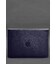 Кожаный чехол-конверт на магнитах для MacBook 15-16 дюйм Темно-синий фото, картинка, изображение