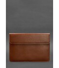 Кожаный чехол-конверт на магнитах для MacBook 13 Светло-коричневый фото, картинка, изображение