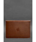 Кожаный чехол-конверт на магнитах для MacBook 13 Светло-коричневый фото, картинка, изображение