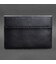 Кожаный чехол-конверт на магнитах для MacBook 13 Темно-синий фото, картинка, изображение