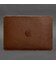 Чохол із натуральної шкіри для MacBook 13 дюйм Світло-коричневий картинка, зображення, фото