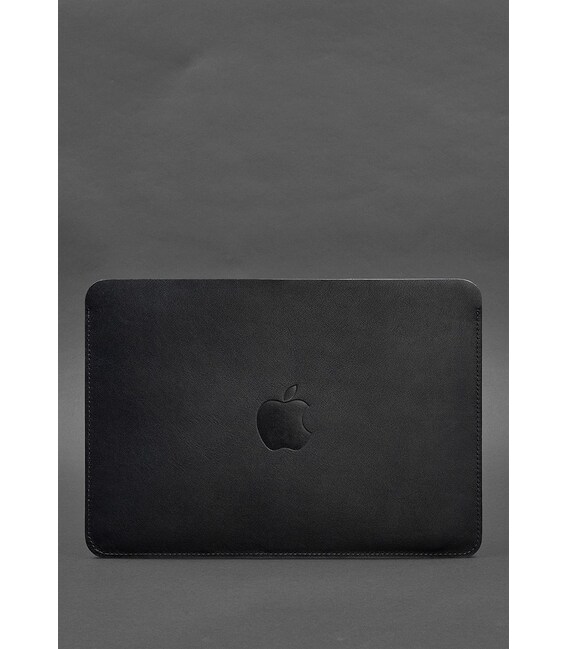 Чохол із натуральної шкіри для MacBook 13 дюйм Синій Краст картинка, зображення, фото