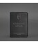 Шкіряна обкладинка для військового квитка 7.0 чорна Crazy Horse картинка, зображення, фото