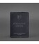 Шкіряна обкладинка для військового квитка 7.0 темно-синя Crazy Horse картинка, зображення, фото
