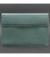 Кожаный чехол-конверт на магнитах для MacBook 15 дюйм Бирюзовый фото, картинка, изображение