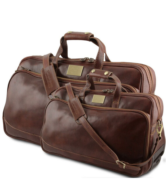 Шкіряний набір сумок на колесах Tuscany Leather Bora Bora TL3072 фото, картинка, изображение