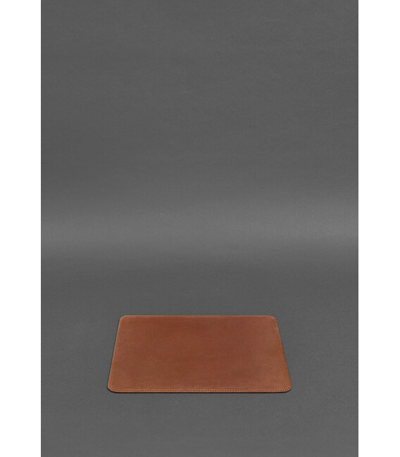 Коврик для мышки из натуральной кожи 1.0 светло-коричневый Crazy Horse фото, картинка, изображение