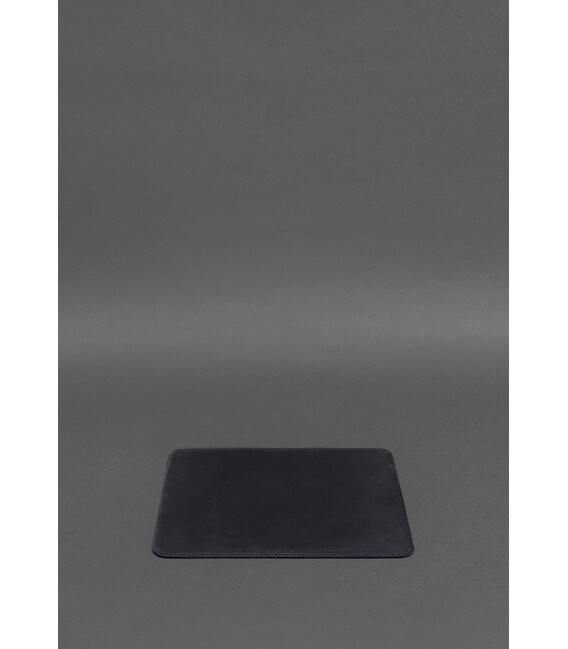 Коврик для мышки из натуральной кожи 1.0 синий Crazy Horse фото, картинка, изображение