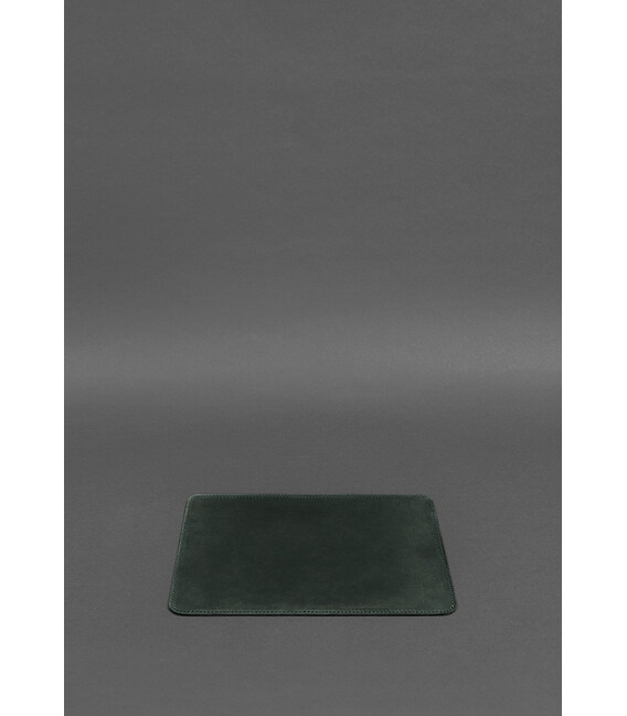 Коврик для мышки из натуральной кожи 1.0 зеленый Crazy Horse фото, картинка, изображение