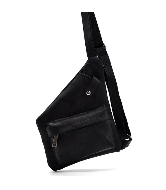 Шкіряна сумка слінг рюкзак через плече RA-6501-3md бренд TARWA фото, картинка, изображение