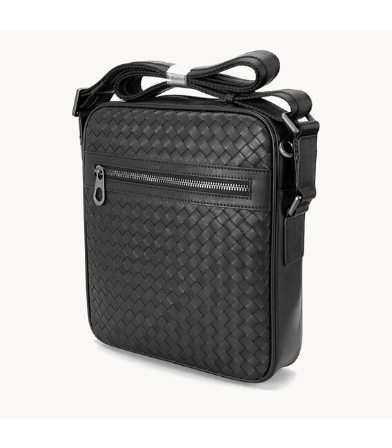 Сумка через плече плетена шкіряна Tiding 1145 картинка, зображення, фото