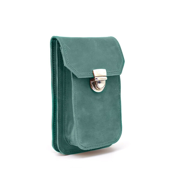 Шкіряна сумка чохол на пояс хаккі TARWA RE-2091-3md фото, картинка, изображение