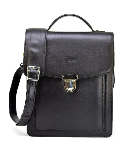 Барсетка каркасна, чоловічий клатч TARWA GA-1424 середня картинка, зображення, фото