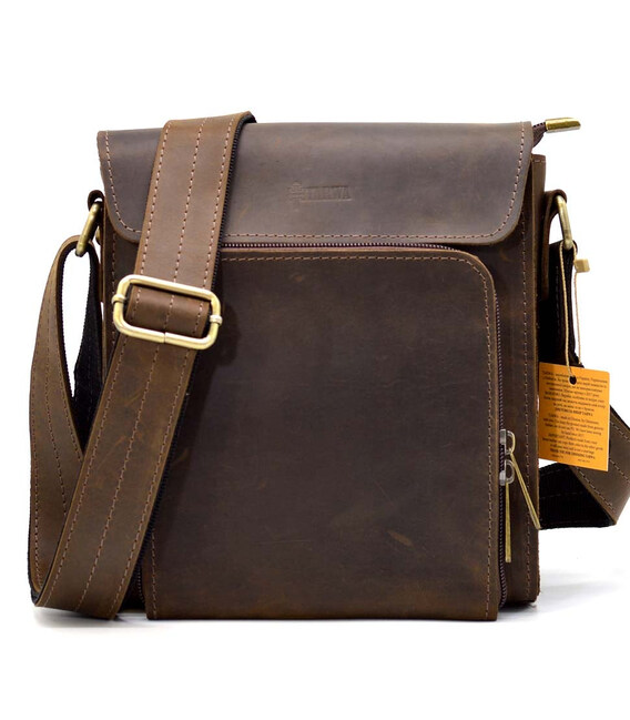 Чоловічі шкіряні сумки через плече RC-30272-3md TARWA фото, картинка, изображение