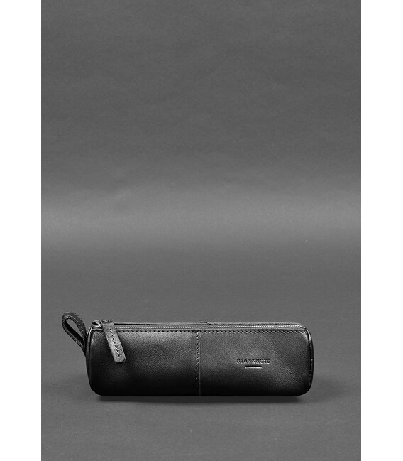 Шкіряний пенал-несесер (футляр для окулярів) 4.0 Чорний картинка, зображення, фото