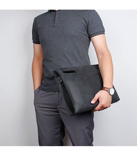 Шкіряна сумка-папка, портфоліо, органайзер, месенджер великий розмір John McDee A0011AL фото, картинка, изображение