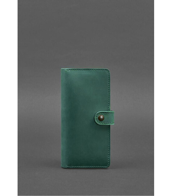 Шкіряне портмоне 7.0 зелений Crazy Horse картинка, зображення, фото