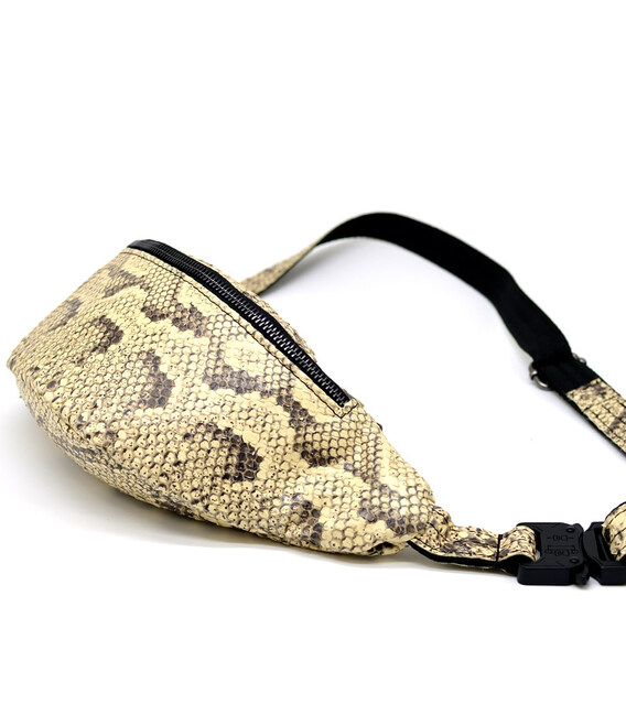 Ексклюзивна бананка сумка на пояс зі шкіри пітона REP5-3035-3md від Tarwa фото, картинка, изображение