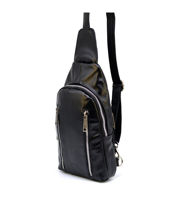 Слінг міні-рюкзак на моношлейке TARWA з натуральної телячої шкіри GA-6101-3md фото, картинка, изображение