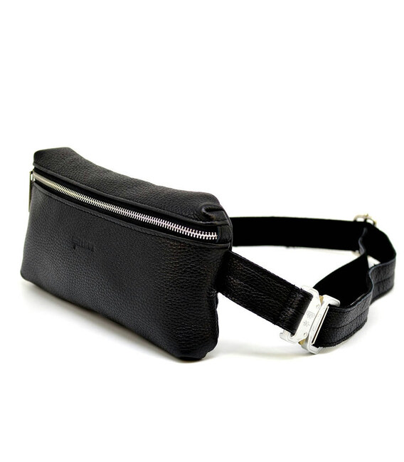 Сумка поясна з натуральної шкіри FA-1818-4lx TARWA з металевим фастексом фото, картинка, изображение