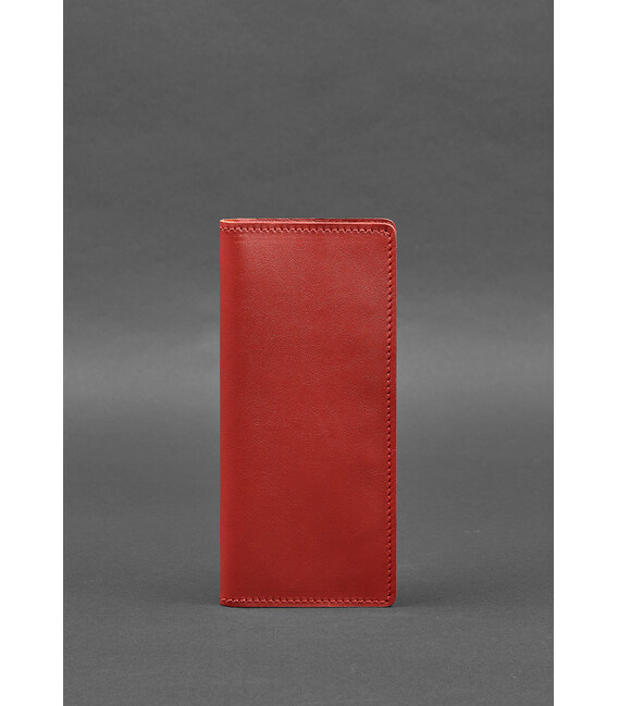 Шкіряне портмоне-купюрник 11.0 червоне картинка, зображення, фото