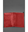 Шкіряна обкладинка-портмоне 2.0 червона картинка, зображення, фото