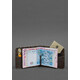 Шкіряне портмоне 4.4 (з затискачем) темно-коричневий Crazy Horse картинка, зображення, фото