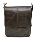 Чоловіча шкіряна сумка A5 через плече TC-1301-3md (GX) TARWA з клапаном фото, картинка, изображение