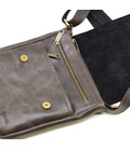 Чоловіча шкіряна сумка A5 через плече TC-1301-3md (GX) TARWA з клапаном фото, картинка, изображение