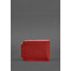 Шкіряне портмоне Zeus 9.0 червоний краст картинка, зображення, фото