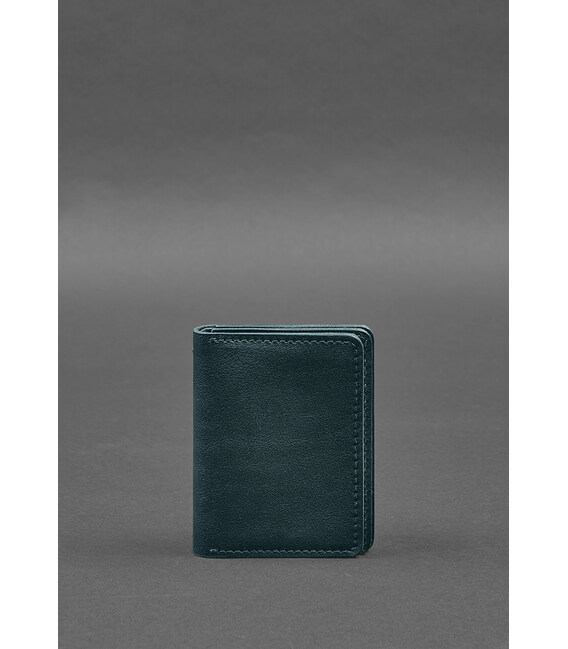 Шкіряна обкладинка для посвідчення водія, ID і пластикових карток 2.0 зелена картинка, зображення, фото