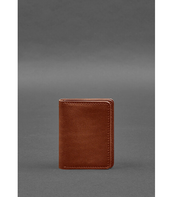 Шкіряна обкладинка для посвідчення водія, ID і пластикових карток 2.0 світло-коричнева картинка, зображення, фото