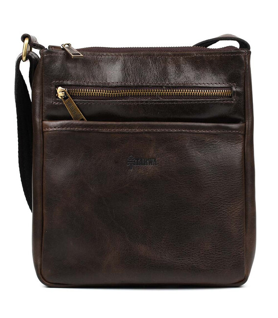 Чоловіча шкіряна сумка через плече GCa-1300-3md TARWA зі шкіри Алькор картинка, зображення, фото