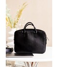 Кожаная деловая сумка Briefcase 2.0 черная картинка, изображение, фото