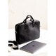 Кожаная деловая сумка Briefcase 2.0 черная фото