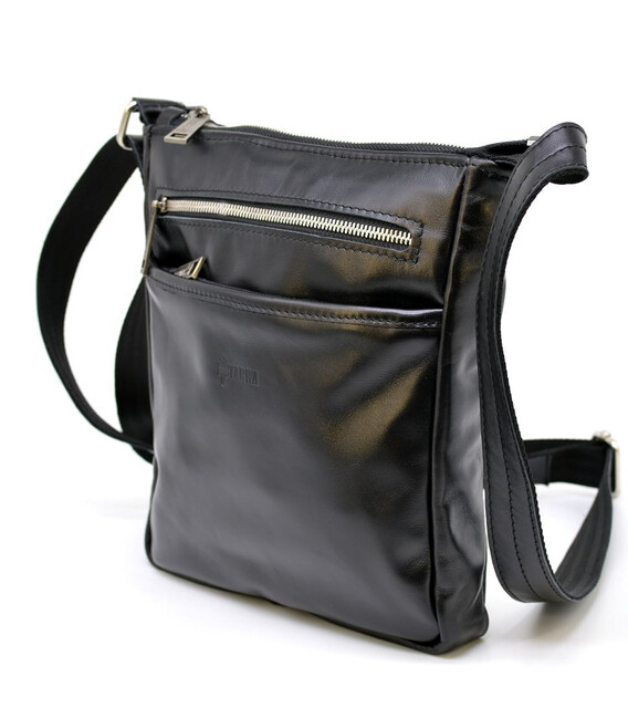 Чоловіча сумка з натуральної шкіри через плече GA-1300-4lx TARWA фото, картинка, изображение