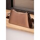 Женская кожаная сумка Sally карамель краст фото