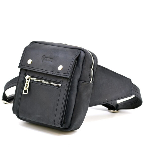 Чоловіча напоясний сумка з натуральної шкіри RA-7777-4lx TARWA фото, картинка, изображение