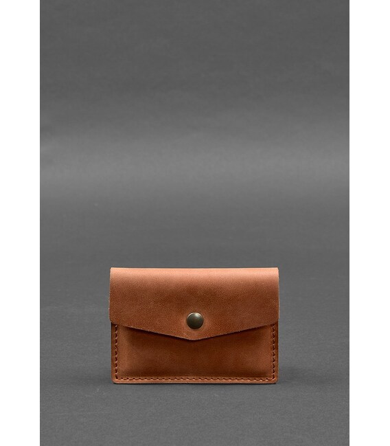 Шкіряний кард-кейс 9.0 світло-коричневий Crazy Horse картинка, зображення, фото