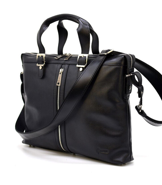 Сумка з гладкою натуральної шкіри "наппа" для ноутбука GA-0041-4lx фото, картинка, изображение