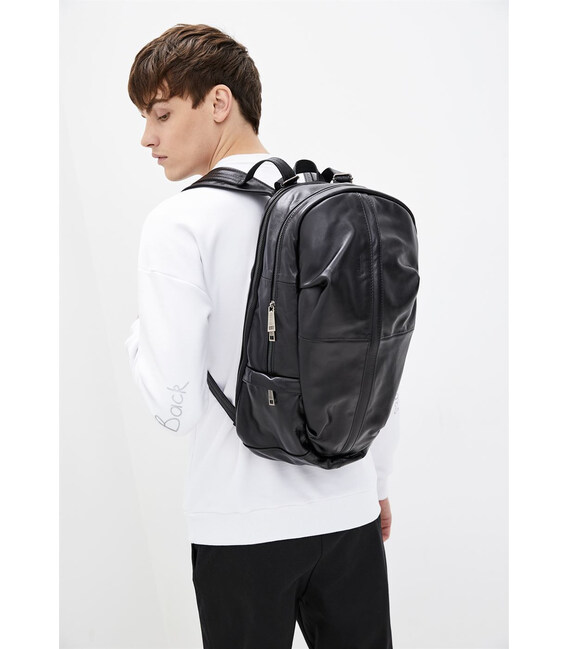 Чоловік шкіряний міської рюкзак TARWA GA-7340-3md чорний картинка, зображення, фото