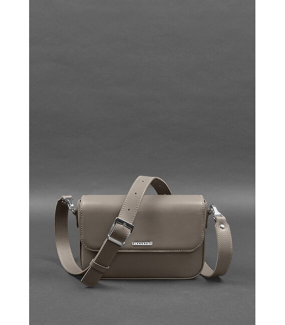 Женская кожаная сумка Mary темно-бежевая фото, картинка, изображение