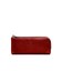 Кожаное портмоне-купюрник на молнии 14.0 красный фото, картинка, изображение