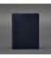 Шкіряна обкладинка-органайзер для документів 6.1 темно-синій краст картинка, зображення, фото