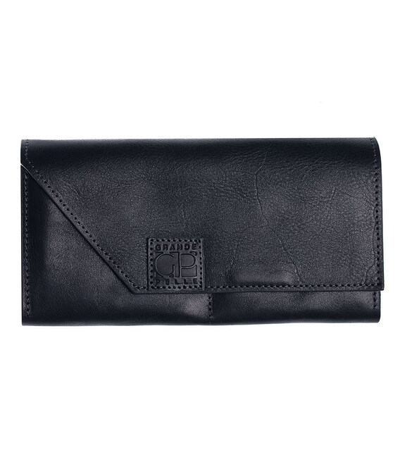 Портмоне Festa, глянець, синій Grande Pelle 513670 фото, картинка, изображение