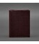Шкіряна обкладинка-органайзер для документів 6.1 бордовий краст картинка, зображення, фото