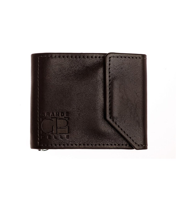 Затиск для грошей Soldi, глянець, шоколад GP 120620 фото, картинка, изображение