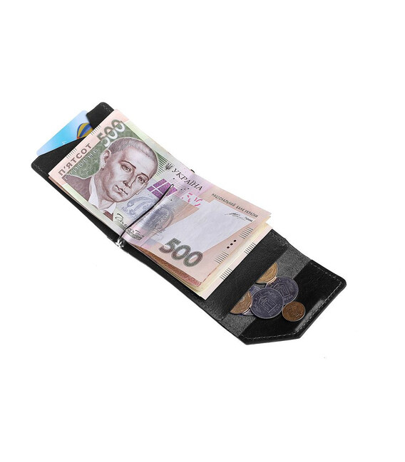 Затиск для грошей Soldi, глянець, чорний GP 120610 фото, картинка, изображение