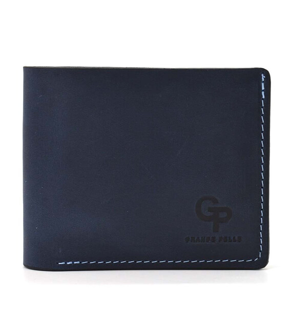 Портмоне Магніт, синій з блакитним Grande Pelle 50517075 картинка, зображення, фото