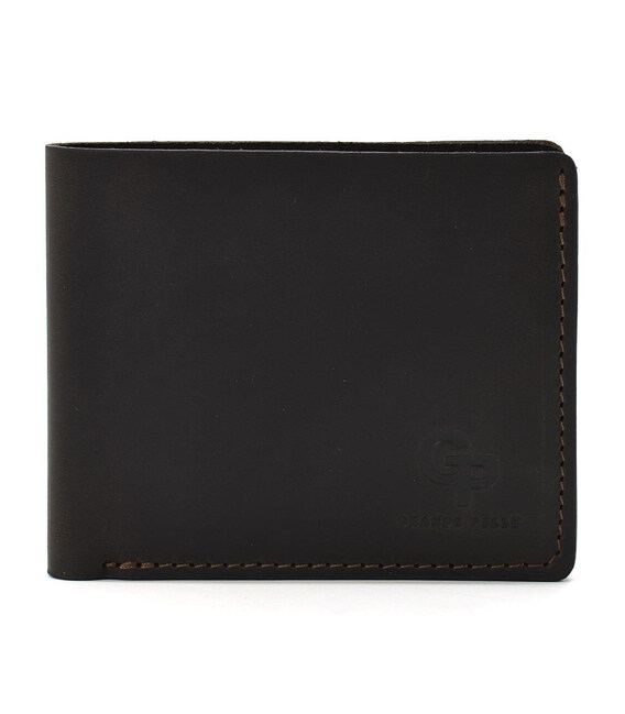 Портмоне Магніт, шоколад Grande Pelle 505120 фото, картинка, изображение